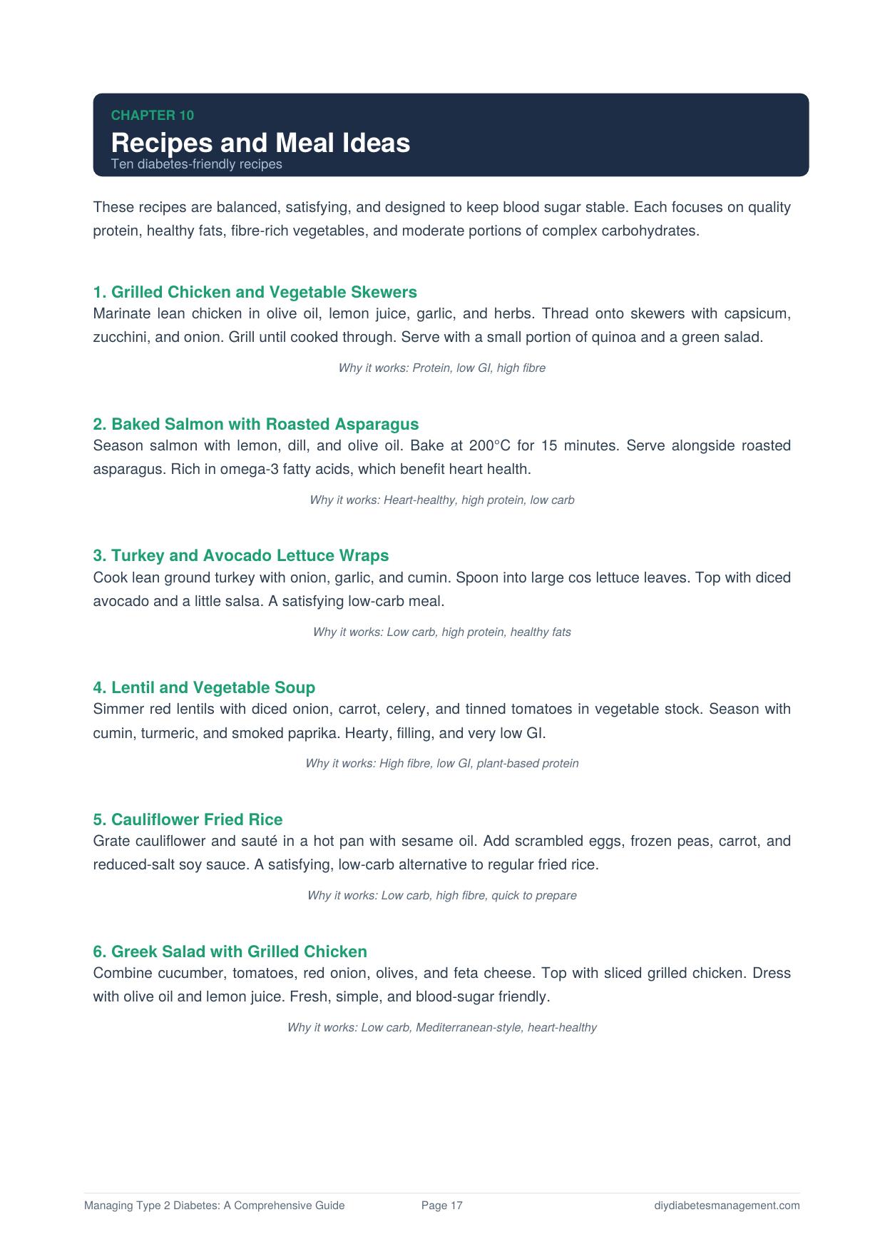 Recipes Page