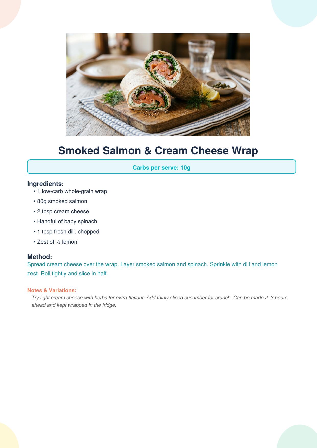 Lunch Recipe Page